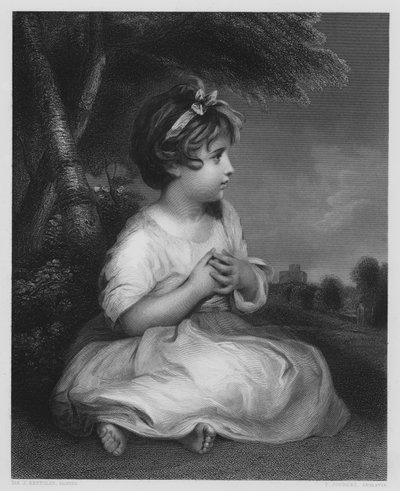 La edad de la inocencia, del cuadro en la Galería Vernon de Joshua after Reynolds