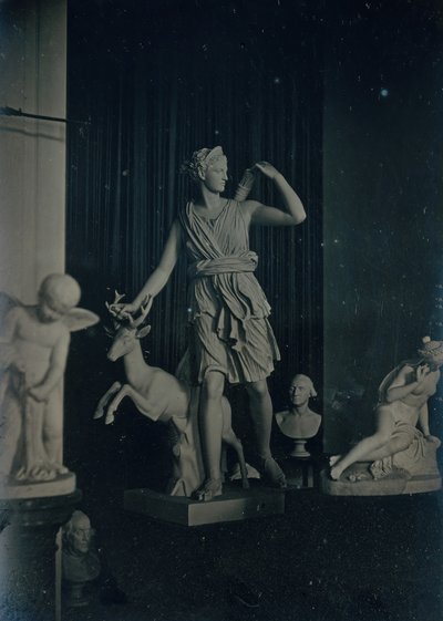 Galería de Esculturas, Boston Athenaeum, ca. 1855 de Josiah Johnson Hawes, Albert Sands Southworth