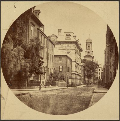 Chauncy Street desde Exeter Place de Josiah Johnson Hawes