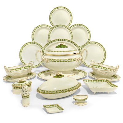 Parte del servicio de cena de la Reina, c.1790 (cerámica) de Josiah Wedgwood