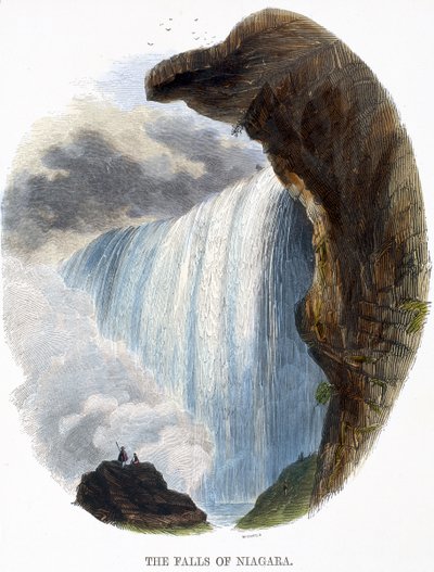 Las cataratas del Niágara, de Fenómenos de la naturaleza, 1849 de Josiah Wood Whymper
