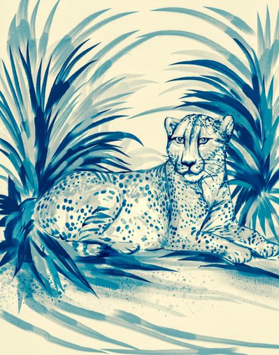 Guepardo de la Selva Azul de Josie George