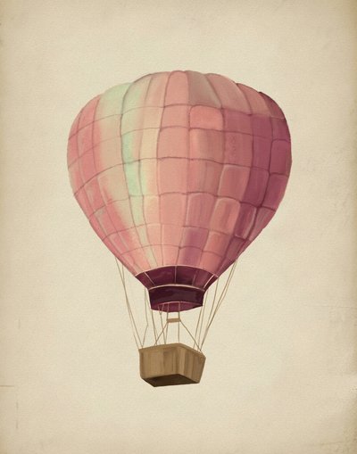 Globo rosa de ensueño de Josie George