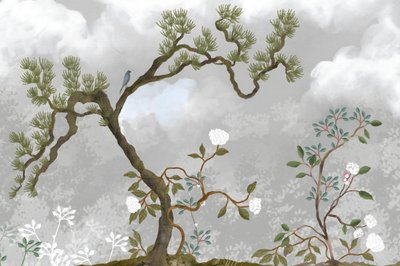 Pino y flores en paz de Josie George