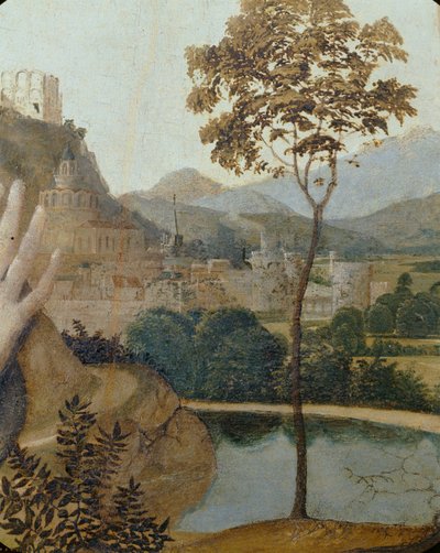 Calvario, detalle de Josse (fl.1493-1508) Lieferinxe
