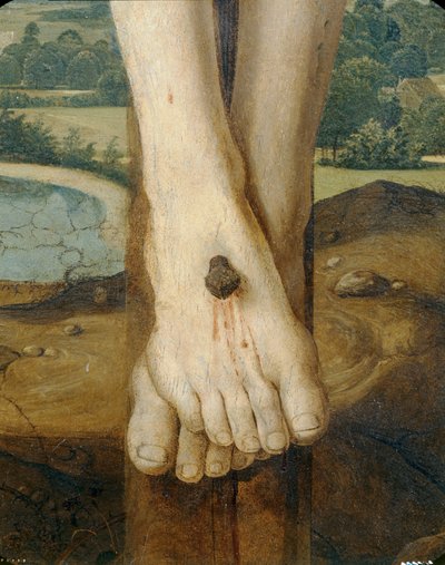 Calvario, detalle de Josse (fl.1493 1508) Lieferinxe