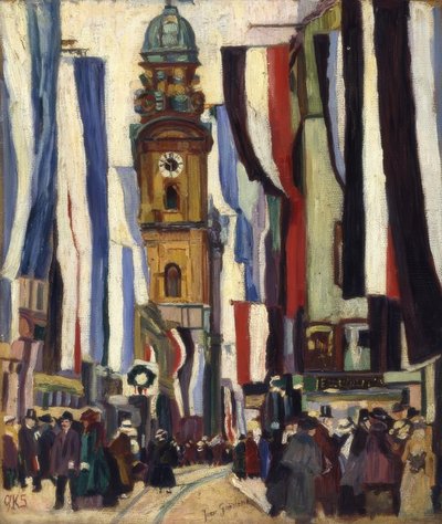 J.Goossens, Día festivo en la iglesia de los Teatinos de Josse Goossens