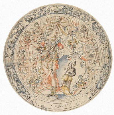 Alegoría de la minería, 1563 de Jost Amman
