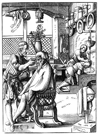 Barbero, siglo XVI, 1849 de Jost Amman