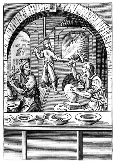 Fabricante de cuencos, siglo XVI 1849 de Jost Amman