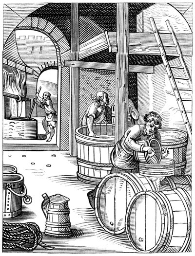 Cervecero, siglo XVI, 1849 de Jost Amman