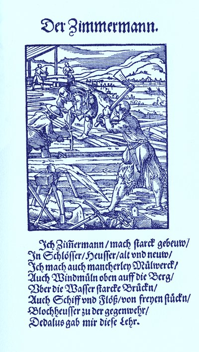 Carpintero de Jost Amman