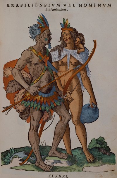 Costumbres de los habitantes de Brasil de Jost Amman