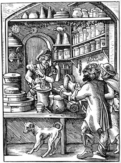 Farmacéutico, siglo XVI 1849 de Jost Amman