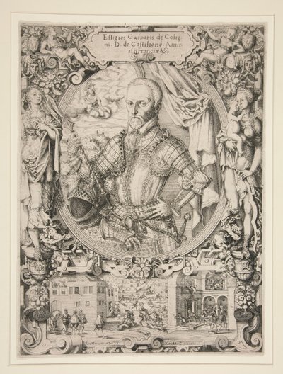 Gaspard de Coligny, Almirante de Francia de Jost Amman