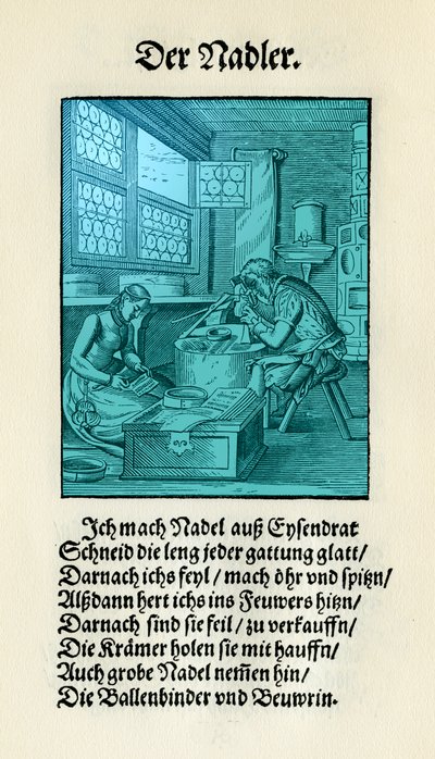 Fabricante de agujas de Jost Amman
