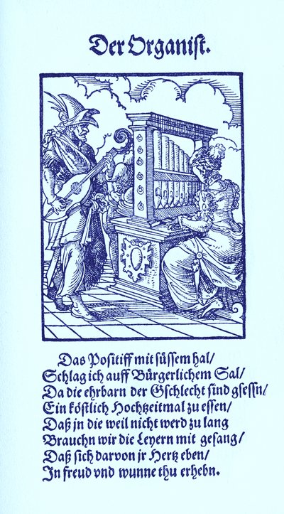 Organista de Jost Amman