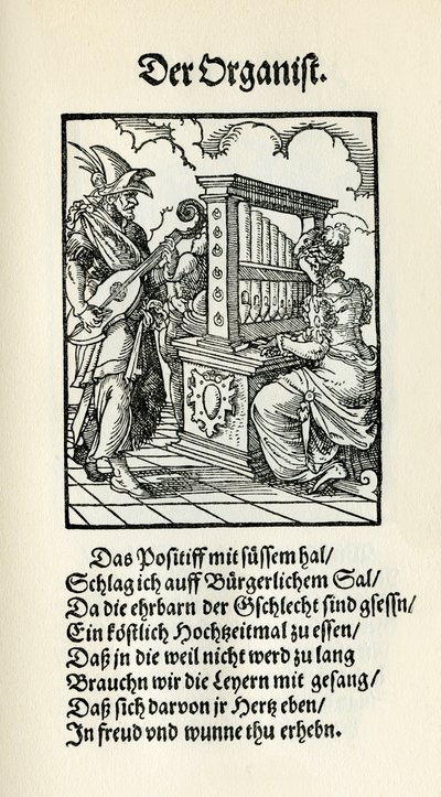 Organista de Jost Amman