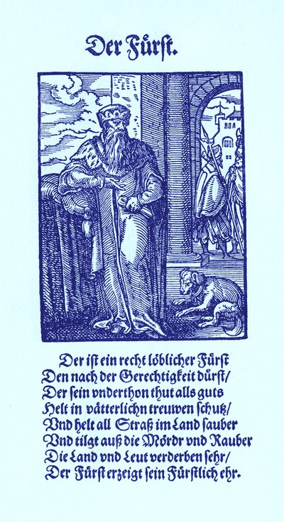 Príncipe soberano / Furst de Jost Amman
