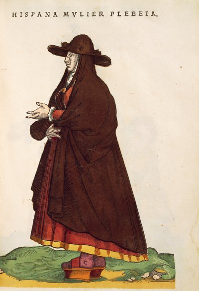 Campesina española, del Habitus praecipuorum popularum de Jost Amman