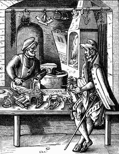 Fabricante de espuelas de Jost Amman