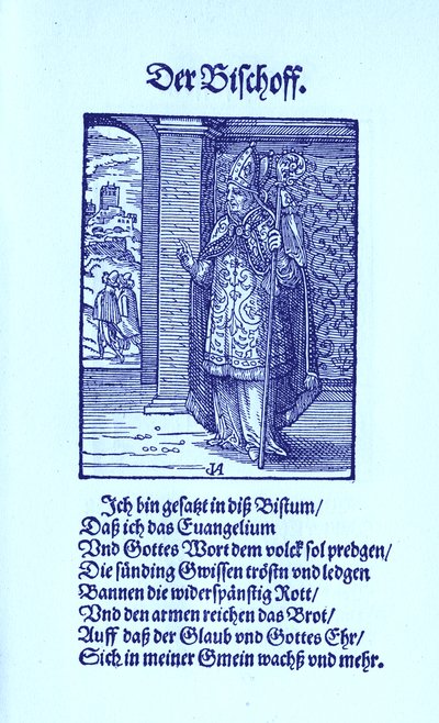 El Obispo de Jost Amman