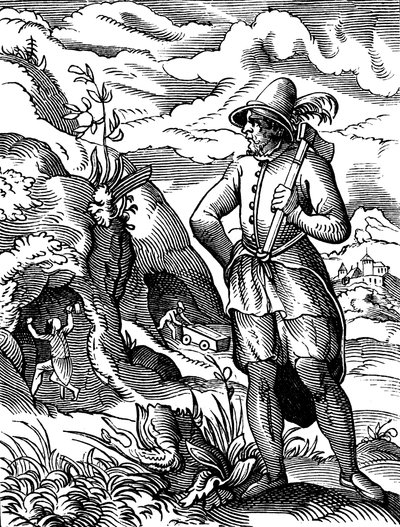 El minero, siglo XVI de Jost Amman