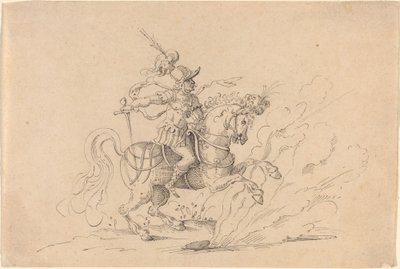 El Sacrificio de Marcus Curtius de Jost Amman