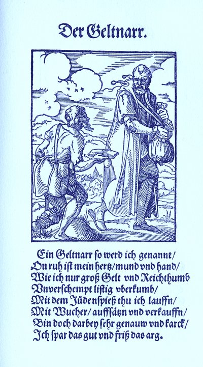 El tonto avaro de Jost Amman