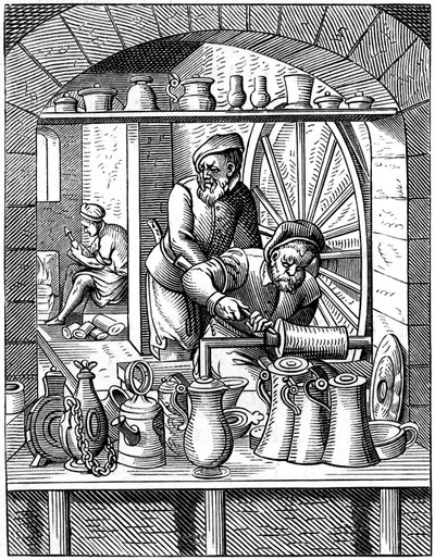 Hojalatero, siglo XVI de Jost Amman