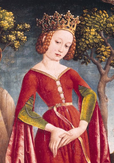 San Jorge y el Dragón, (detalle) de Jost Haller