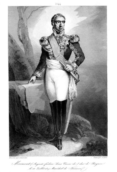 Auguste Frederic Louis Viesse de Marmont 1774-852, Duque de Ragusa y Mariscal de Francia, 1839 de Joubert