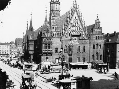 Ayuntamiento, Breslavia (actual Wroclaw) Polonia, c.1910 de Jousset