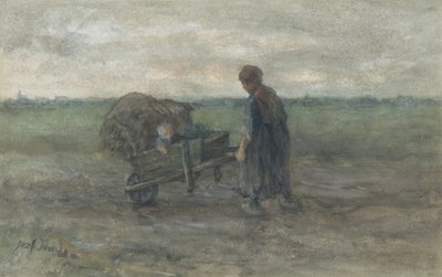 Volviendo del campo (acuarela y acuarela sobre papel) de Jozef (1824 1911) Israels