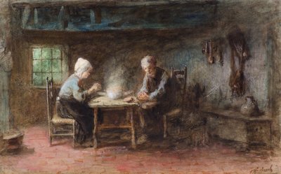 Una Comida Frugal de Jozef  Israels