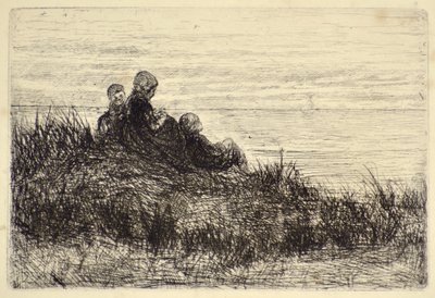 Atardecer en la Orilla de Jozef  Israels