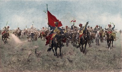 Caballería kurda en marcha de Jozef Brandt