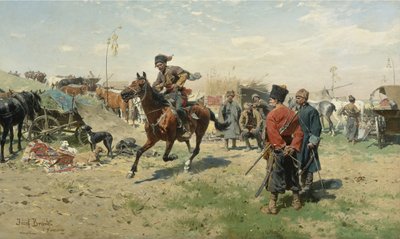 Los cosacos de Zaporozhia de Jozef Brandt