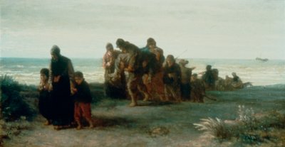mujer con niño y dos niños de Jozef Israëls