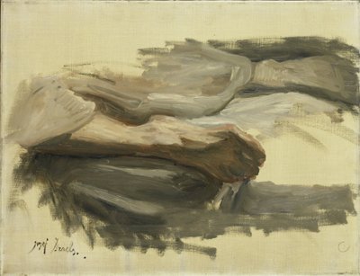 Las piernas de Saúl de Jozef Israëls (signed by artist)