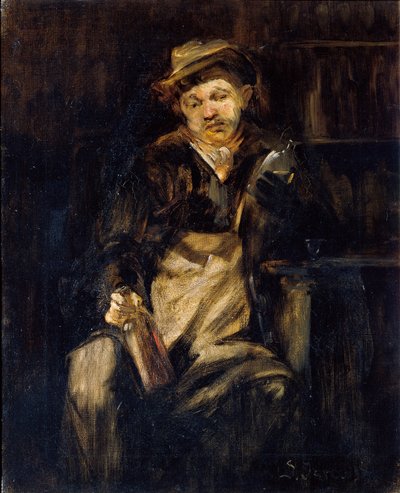 el bebedor de Jozef Israëls
