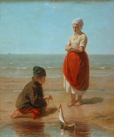 Niños de los pescadores de Jozef Israëls