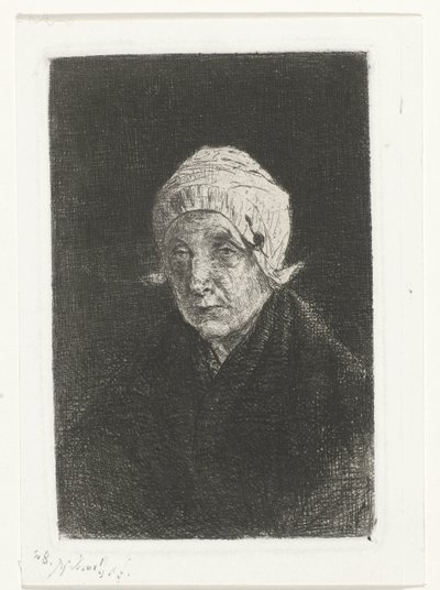 anciana Katwijk de Jozef Israëls