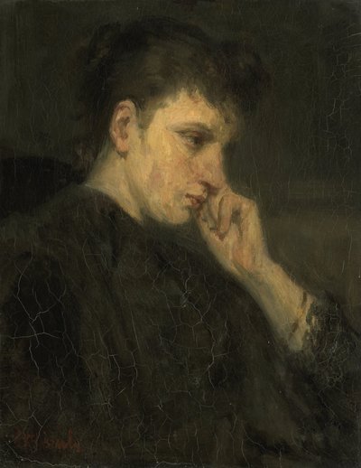 Malancholy" (título original) de Jozef Israëls