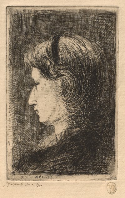 Retrato de la Sra. israelí de Jozef Israëls