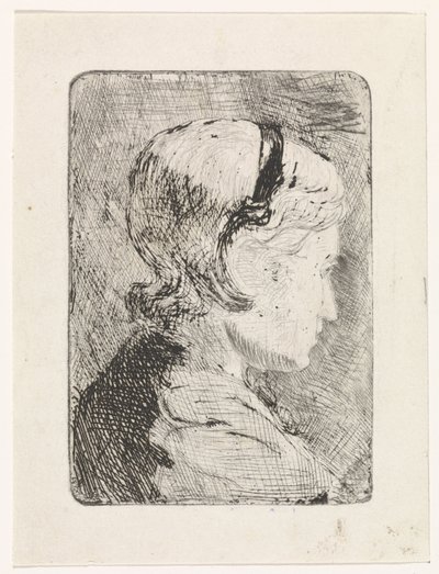Retrato de Oveja Aleida de Jozef Israëls