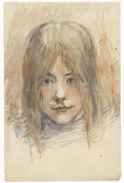 Retrato de una niña de Jozef Israëls