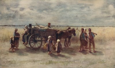 Cosecha de Patatas, 1844, c1915 de Jozef Israëls