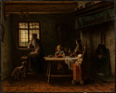 La familia ansiosa de Jozef Israëls