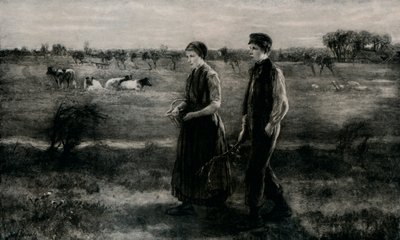 El amante tímido, c1890, 1912 de Jozef Israëls
